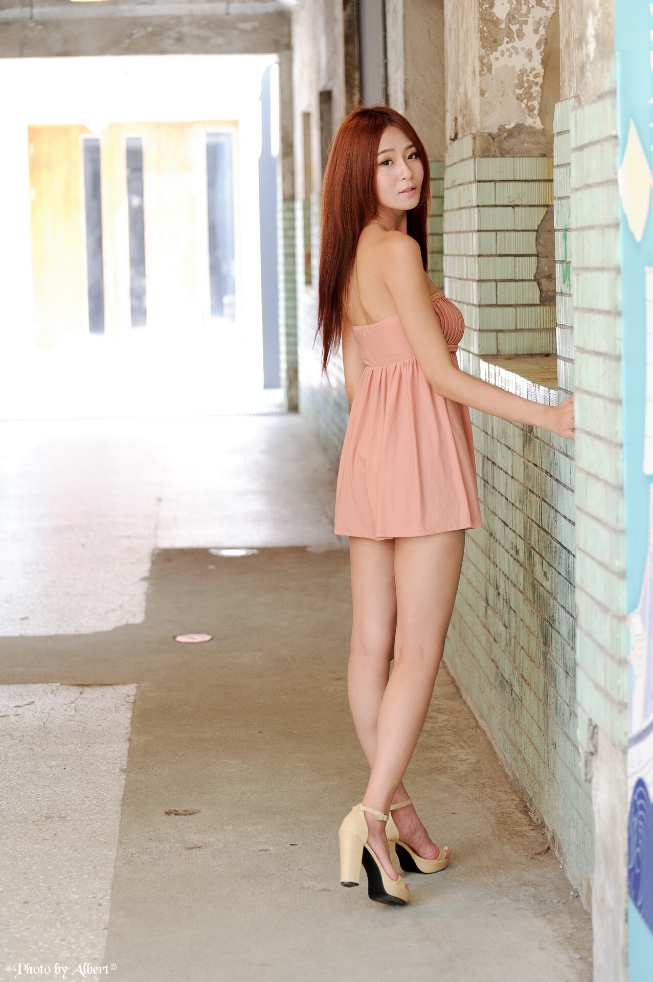 Beautyleg女神-小雪 Winnie-校园制服街拍写真合集 2